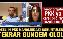 PKK’ya karşı bildiriyi imzalamadı! Özgür Özel’in PKK kanalındaki görüntüleri gündem oldu!