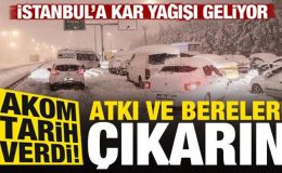 AKOM ve Meteoroloji tarih verdi! Atkı ve bereleri çıkarın, İstanbul’a kar geliyor