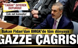 Bakan Fidan’dan BMGK’de tüm dünyaya Gazze çağrısı! Tarihi diyerek duyurdu