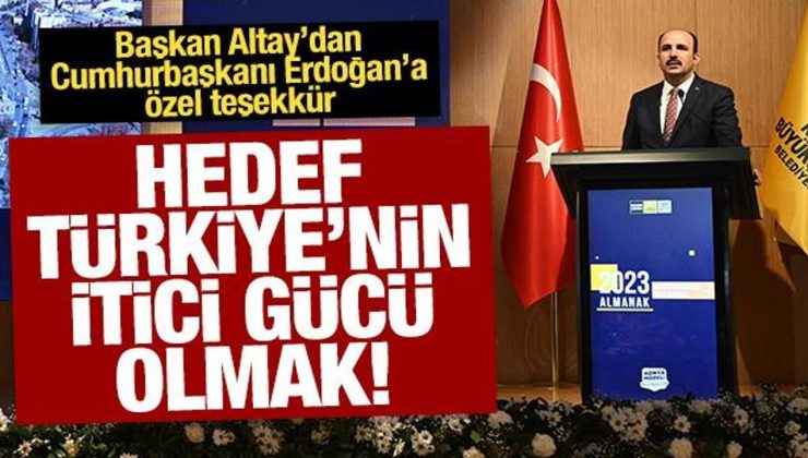 Başkan Altay: “Konya’yı ülkemizin en önemli itici gücü haline getirmek için çalışıyoruz”