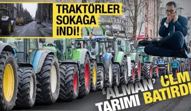 Cem Özdemir Alman tarımını batırdı! Ülke ayağa kalktı, traktörler sokağa indi