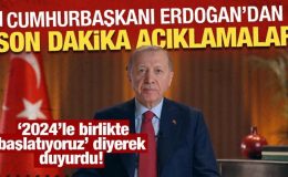 Cumhurbaşkanı Erdoğan’dan yeni yıl mesajı