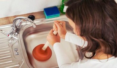 Karbonat ve sirke ile tıkalı lavabo nasıl açılır?
