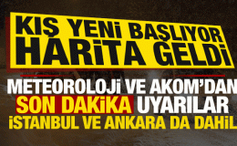 Son dakika: Ve Meteoroloji’den harita geldi! O güne dikkat, İstanbul ve Ankara da dahil…