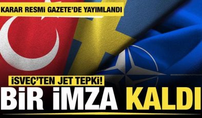 TBMM’nin İsveç kararı Resmi Gazete’de!