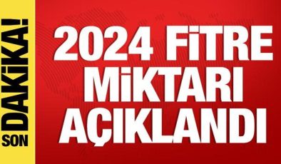 Son Dakika: Diyanet İşleri Başkanlığı 2024 fitre miktarını açıkladı