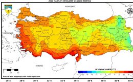 53 yılın en sıcak 9’uncu martı yaşandı