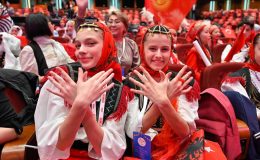 Cumhurbaşkanı Külliyesi’nde ‘TRT 46. Uluslararası 23 Nisan Çocuk Şenliği’ gala programı