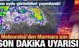 Meteoroloji’den Marmara için gök gürültülü sağanak yağış uyarısı!