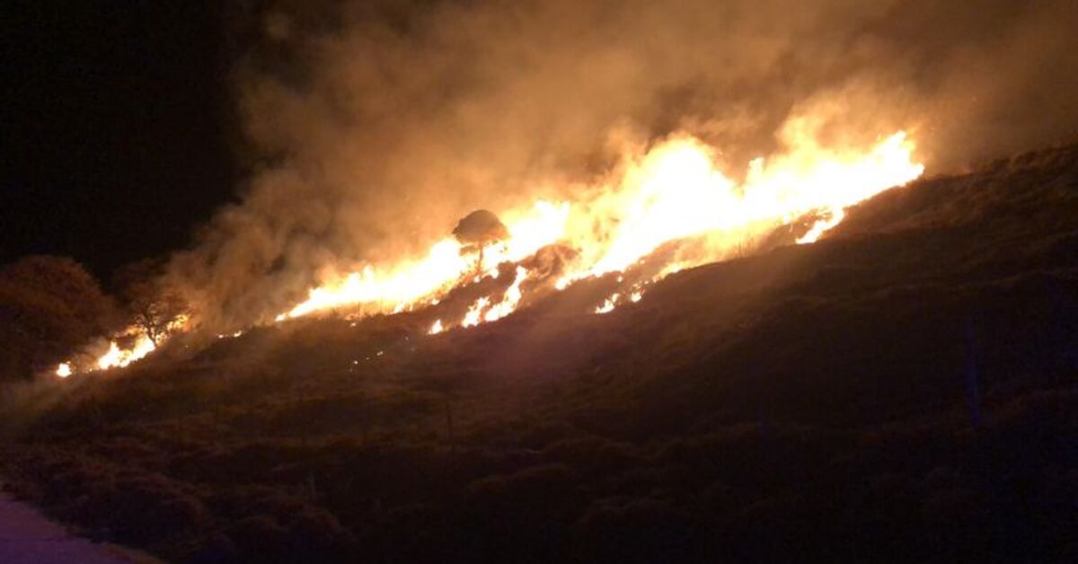 Gökçeada’da otluk yangını kontrol altına alındı